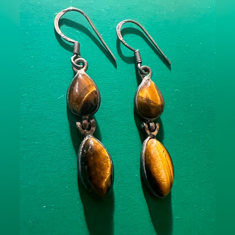 New Tigers Eye Earrings